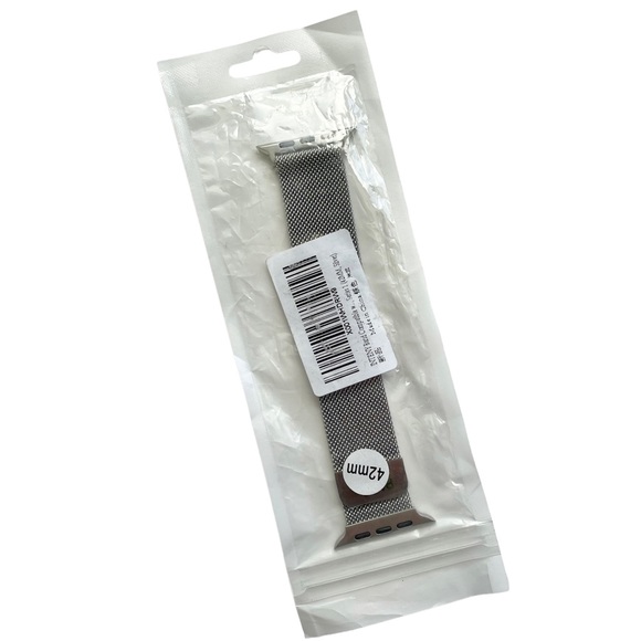 NEW SiLVER Milanese Loop Band Apple Watch 42/44/45/49mm Stainless Steel Metal - Picture 8 of 8